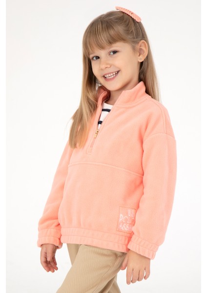 Kız Çocuk Somon Sweatshirt 50298983-VR047