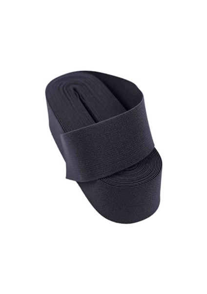 Siyah - 3cm Paça Lastik Geniş 10MT. (4767) - NEF2160-7824