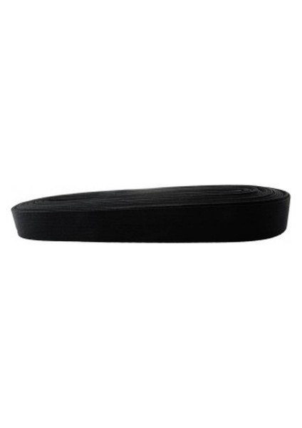 Siyah - 2cm Paça Lastik Yassı Geniş 10MT (4767) - NEF6092-5705