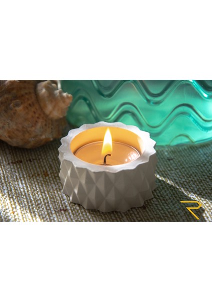 Pimad Mumluk / Relhome Dekoratif Mumluk Serisi / Beyaz