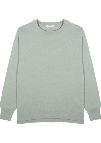 Mint Bisiklet Yaka Kazak