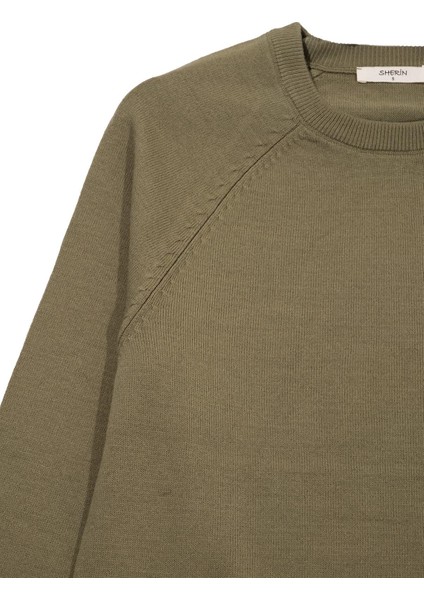 Açık Yeşil Bisiklet Yaka Kazak fiyatları