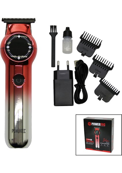 Powertec TR-958 Dijital Gösterge - Turbo Saç Sakal Ense Çizim Traş Makines? - NEF2272-8863