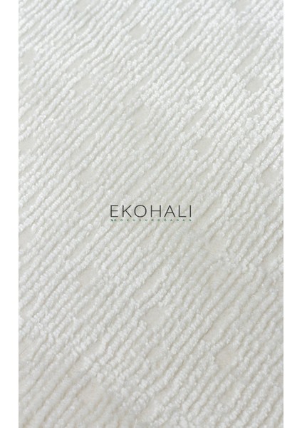 Sateen Lüks Koleksiyonu Sık Dokuma Modern Halı STLUX02 Krem