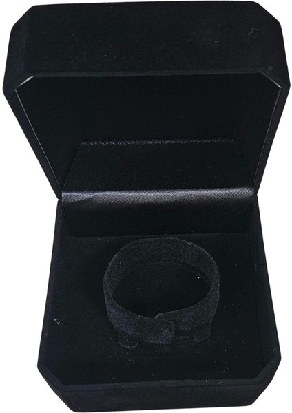 Yüksek Kelepçe& Bilezik Kutusu Kadife Siyah fiyatları