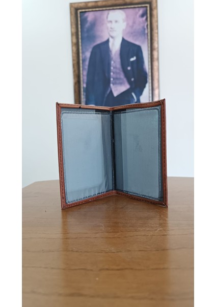 Dikişli Ata Baskılı Oto Ruhsat Kılıfı Deri Araç Ruhsat Koruyucu Ruhsatlık fiyatları