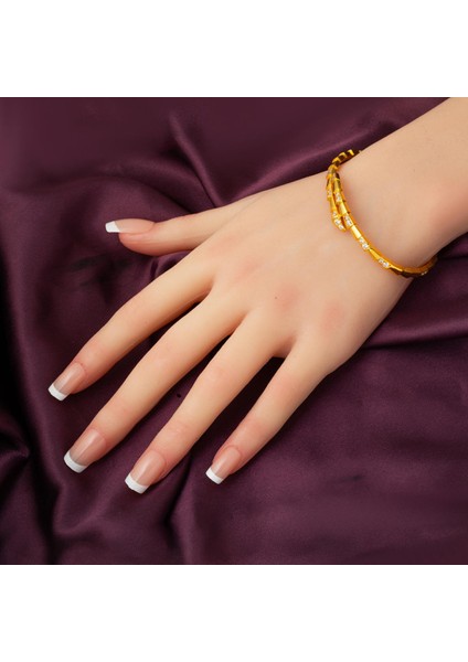 Yılan Model 22 Ayar Kelepçe Altın Bilezik modelleri