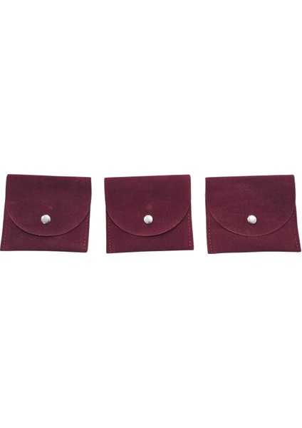 Kadife (Süet) Zarf Kese Bordo 25 Adet 8X10 Boy Takı, Altın Kesesi (Çıtçıtlı) indirimleri