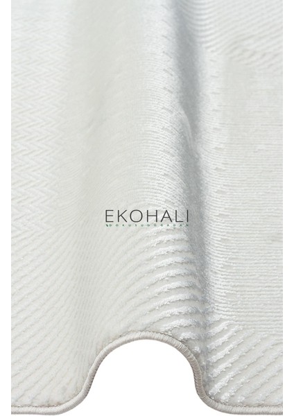 Sateen Lüks Koleksiyonu Sık Dokuma Modern Halı STLUX02 Krem