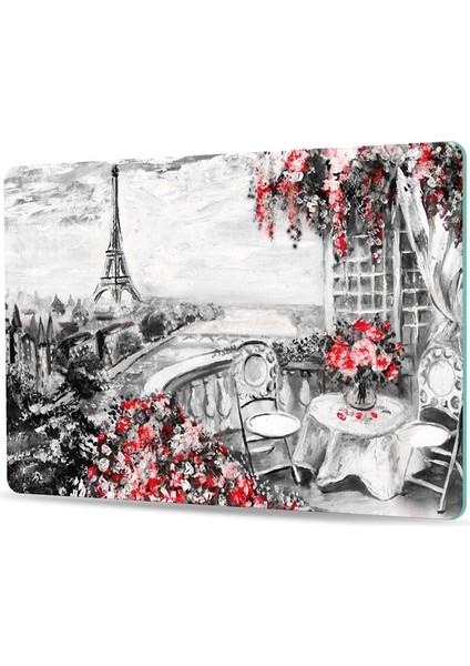 Cam Kesme Tahtası ve Sunum Tablası Love Paris Desenli