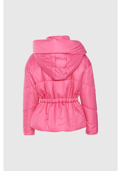 Pembe Şişme Mont modelleri