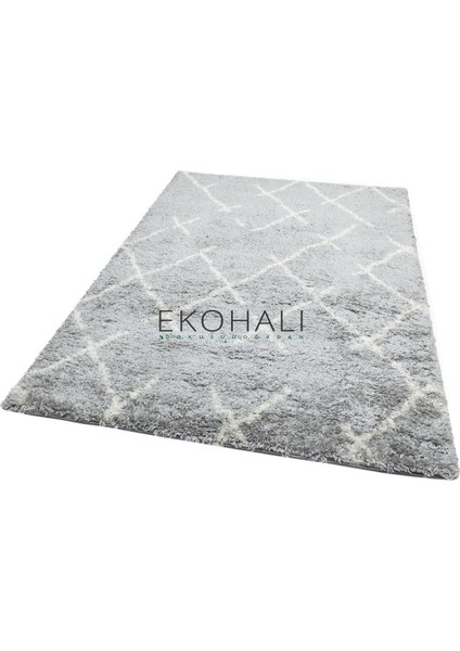 Loft Koleksiyonu Etnik Modern Halı LF01 Grey Cream