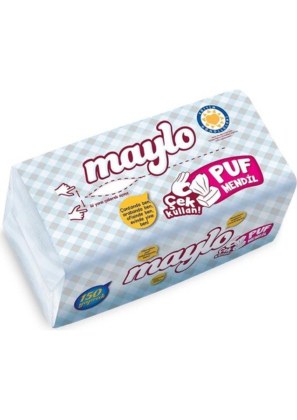 Puf Mendil 150 Yaprak x 18 Paket (2700 Yaprak)