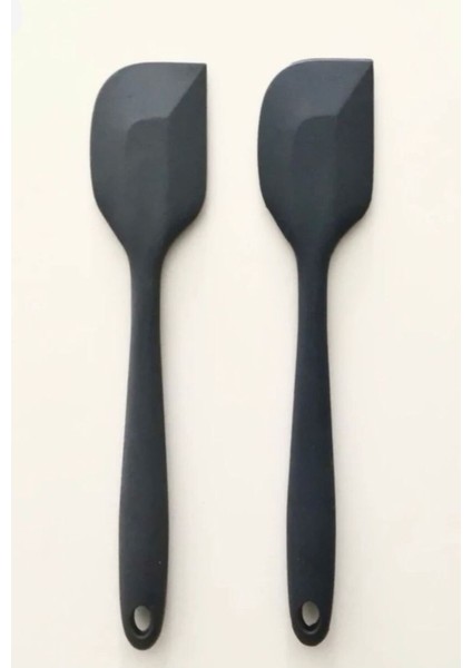 Tekno Trust Modern Siyah Yassı Silikon Spatula modelleri