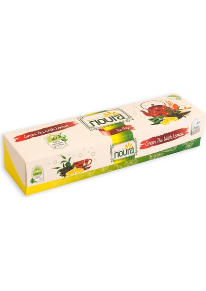 Bardak Poşet Limonlu Yeşil Çay 25 Adet