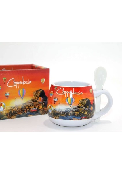 Kaşıklı Yöresel Kahve Fincanı Tekli ALK1558