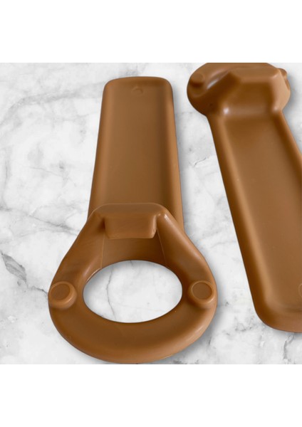 2 Adet Sert Plastik Konserve/ Kavanoz Açacağı-Mat Hardal Renkli modelleri