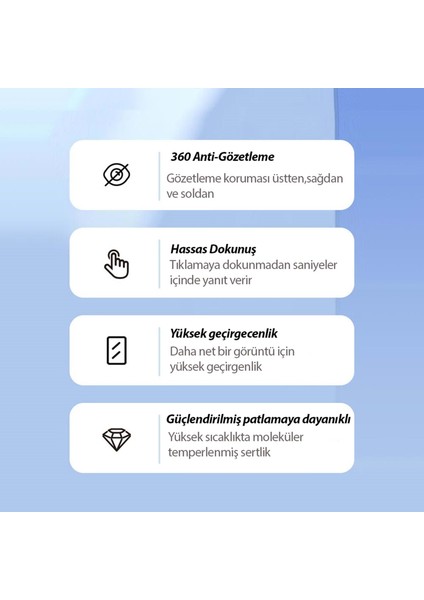 D+ Pro Toz Filtreli Privacy iPhone 12 Pro Max Ekran Koruyucu fırsatları