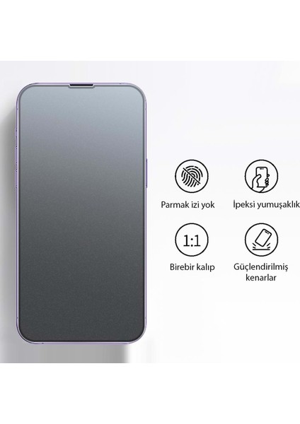 D+ Pro Mat iPhone 15 Pro Ekran Koruyucu