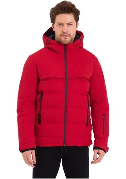 Jcotarwin Puffer Soğuk Geçirmez Erkek Mont Kaban Kırmızı 12225287 V2