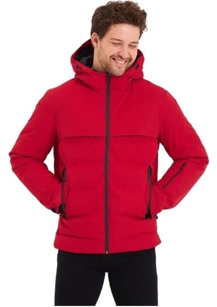 Jcotarwin Puffer Soğuk Geçirmez Erkek Mont Kaban Kırmızı 12225287 V2