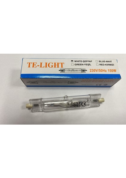 Ithal 150W Çift Uç Metal Halide Beyaz