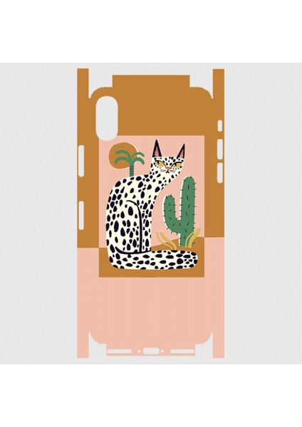 iPhone Xs Max Telefon Kaplama - With Cats