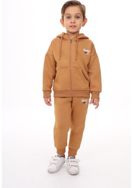 Erkek Çocuk Nakışlı Eşofman Takım