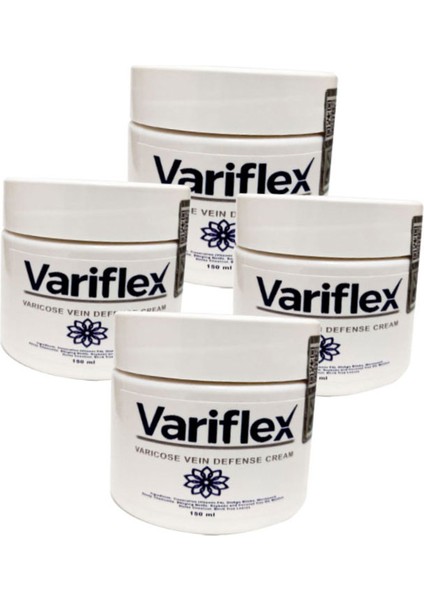 Variflex Varicose Vein Defense Cream 150 ml x 4 adet