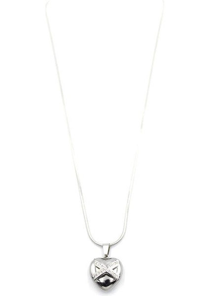 Kalp Kolye - Gümüş