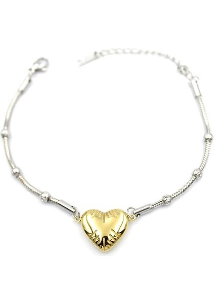 Kalp Zincir Bileklik - Altın fiyatları