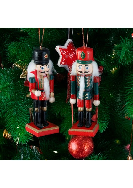 New Year 2 Parça Nutcracker 12 cm
