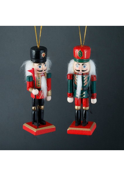 New Year 2 Parça Nutcracker 12 cm