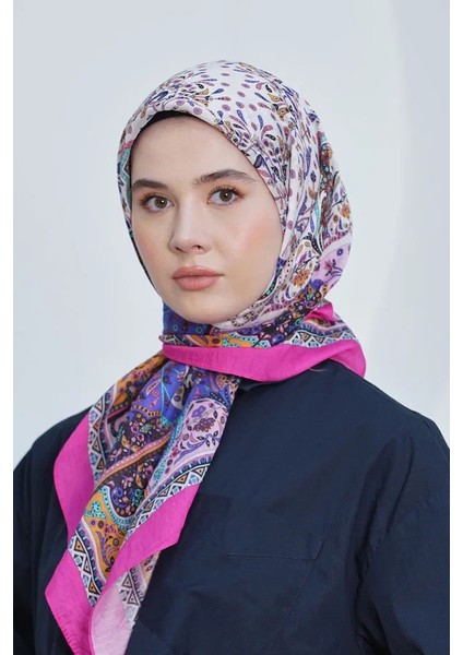 Fuşya Loryan Scarf Diamond Harmony Eşarp