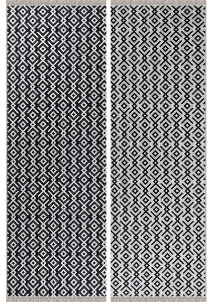 Arya Vl Çift Taraflı,katlanabilir,yıkanabilir, Pamuk Salon,oturma Odası,balkon Kilim Kremantrasit2 120 x 180 cm indirimleri