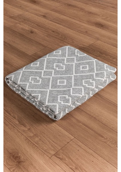 Arya Vl Çift Taraflı,katlanabilir,yıkanabilir, Pamuk Salon,oturma Odası,balkon Kilim Kremgri3 80 x 400 cm