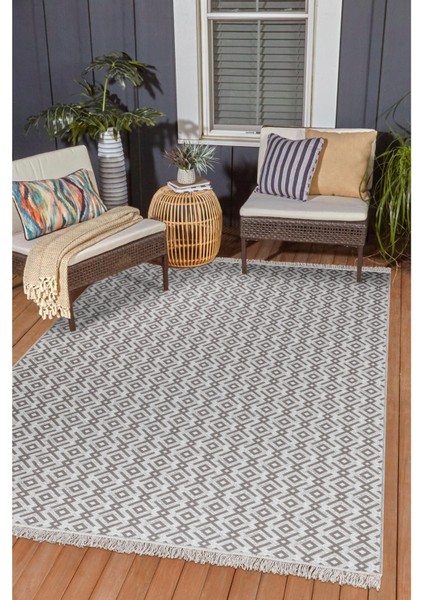 Arya Vl Çift Taraflı,katlanabilir,yıkanabilir, Pamuk Salon,oturma Odası,balkon Kilim Krembej2 80 x 400 cm