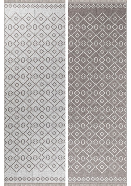 Arya Vl Çift Taraflı,katlanabilir,yıkanabilir, Pamuk Salon,oturma Odası,balkon Kilim Krembej3 80 x 300 cm indirimleri