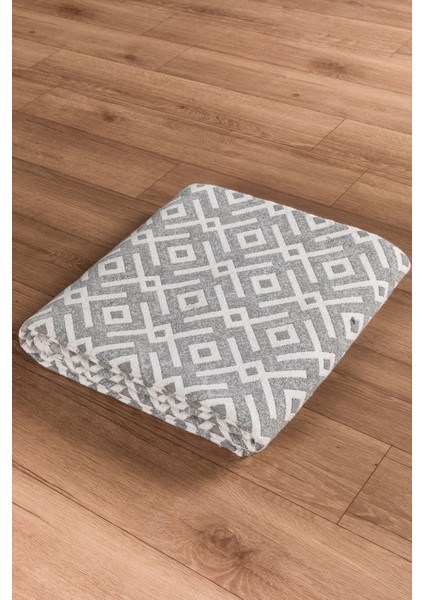 Arya Vl Çift Taraflı,katlanabilir,yıkanabilir, Pamuk Salon,oturma Odası,balkon Kilim Kremgri2 80 x 150 cm