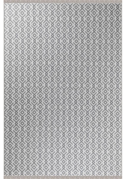 Arya Vl Çift Taraflı,katlanabilir,yıkanabilir, Pamuk Salon,oturma Odası,balkon Kilim Kremgri2 80 x 150 cm