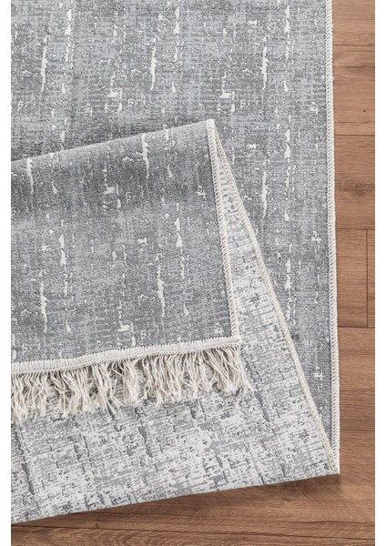 Arya Çift Taraflı,katlanabilir,yıkanabilir, Pamuk Salon,oturma Odası,balkon Kilim Kremgri1 80 x 300 cm