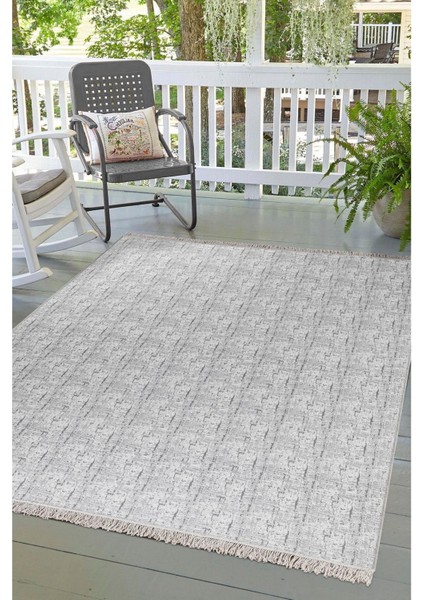 Arya Çift Taraflı,katlanabilir,yıkanabilir, Pamuk Salon,oturma Odası,balkon Kilim Kremgri1 80 x 300 cm fırsatları