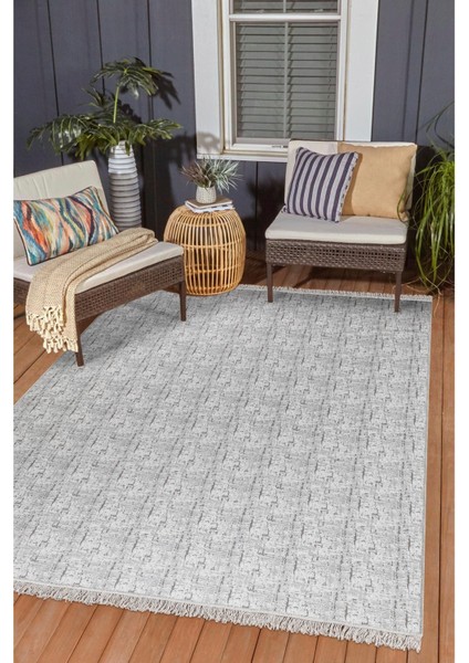 Arya Vl Çift Taraflı,katlanabilir,yıkanabilir, Pamuk Salon,oturma Odası,balkon Kilim Krembej1 120 x 180 cm