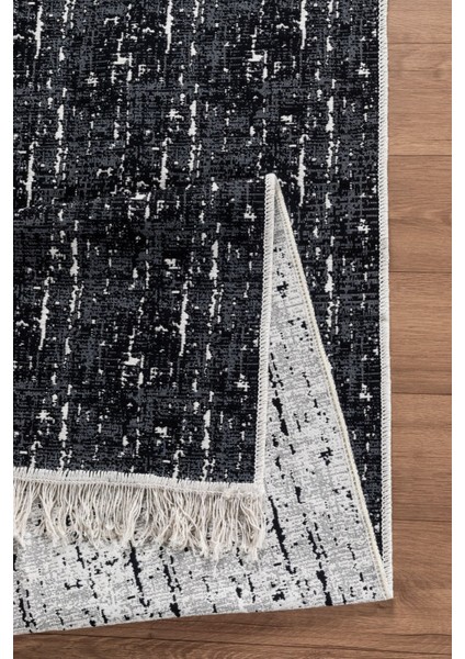 Arya Çift Taraflı,katlanabilir,yıkanabilir, Pamuk Salon,oturma Odası,balkon Kilim Kremantrasit1 160 x 230 cm