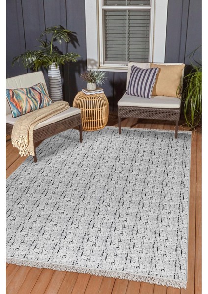 Arya Çift Taraflı,katlanabilir,yıkanabilir, Pamuk Salon,oturma Odası,balkon Kilim Kremantrasit1 160 x 230 cm modelleri