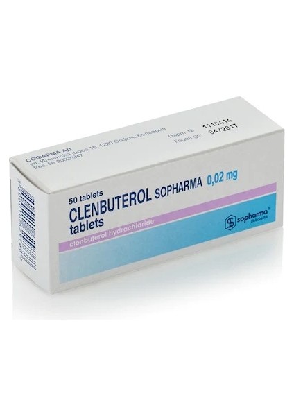 Spharmaclenbuterool 0,2mcg 50 Tabs.