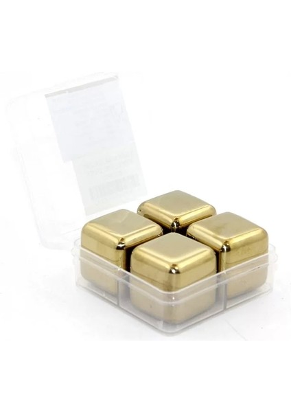 4'lü Paslanmaz Çelik Viski Taşı ALK2245