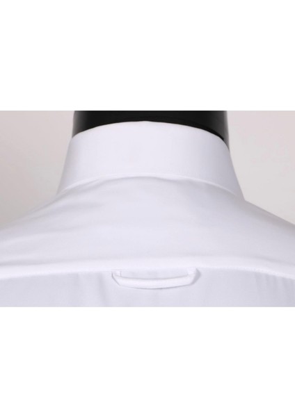Slimfit Premium Ithal Saten Beyaz Gömlek modelleri