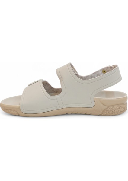 2100-1200-4 Tam Anatomik Unisex Hac ve Umre Için Dikişsiz Sandalet - NKT02100-BEJ-38