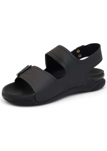 2100-1200-4 Tam Anatomik Unisex Hac ve Umre Için Dikişsiz Sandalet - NKT02100-SIYAH-44